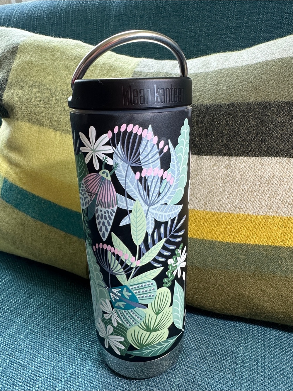 Klean Kanteen TKWide 16 oz Stainless Steel Insulated, screw top & loop